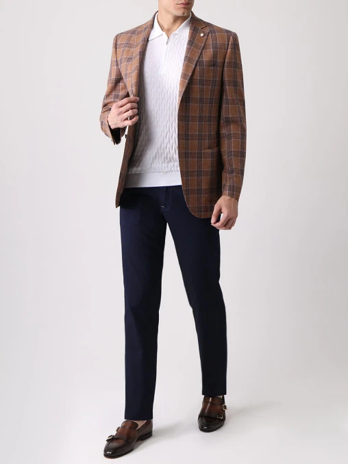 Поло хлопковое BERTOLO LUXURY MENSWEAR