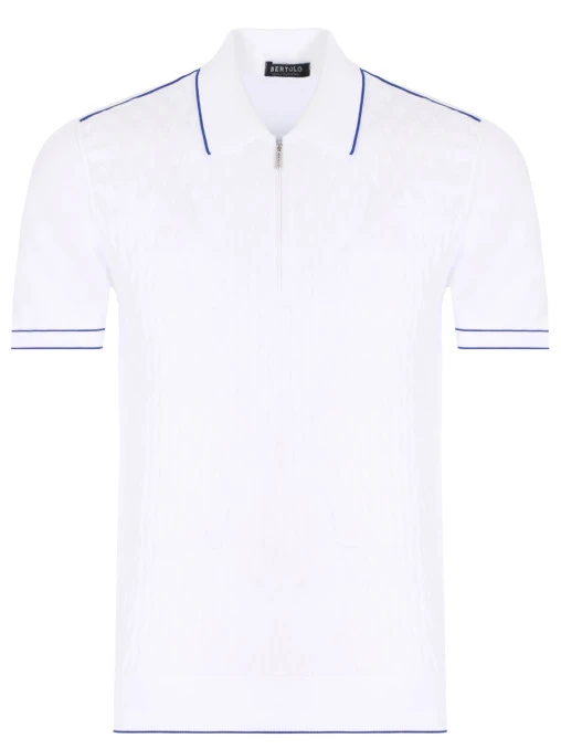 Поло хлопковое BERTOLO LUXURY MENSWEAR