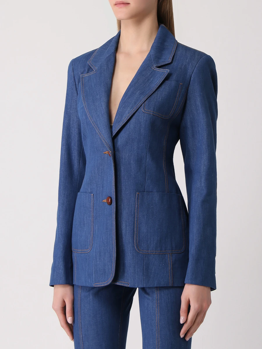 Пиджак джинсовый