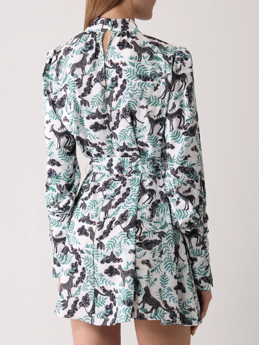 Платье с принтом