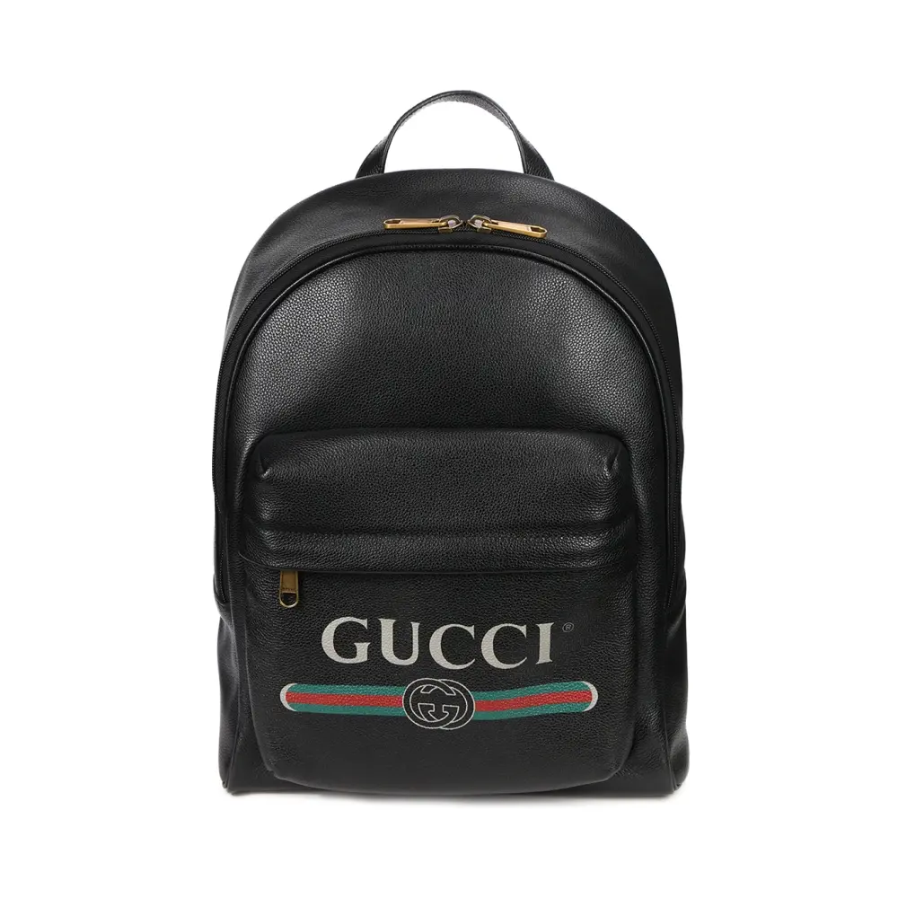 Кожаный рюкзак Gucci Print