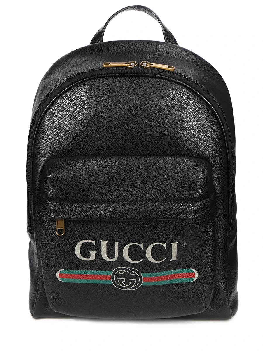 Кожаный рюкзак Gucci Print