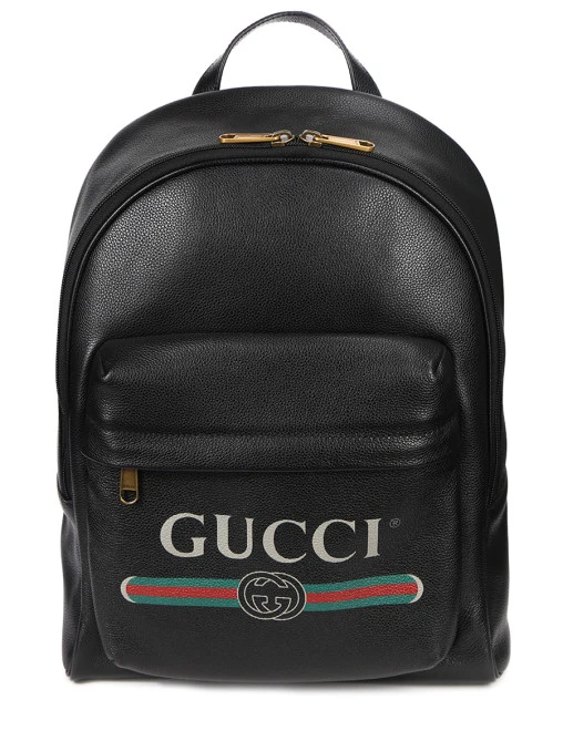 Кожаный рюкзак Gucci Print GUCCI