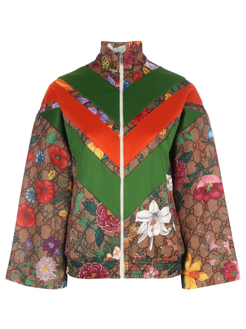 Бомбер с принтом GUCCI