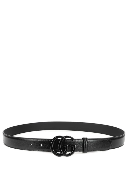 Ремень кожаный GG Marmont GUCCI