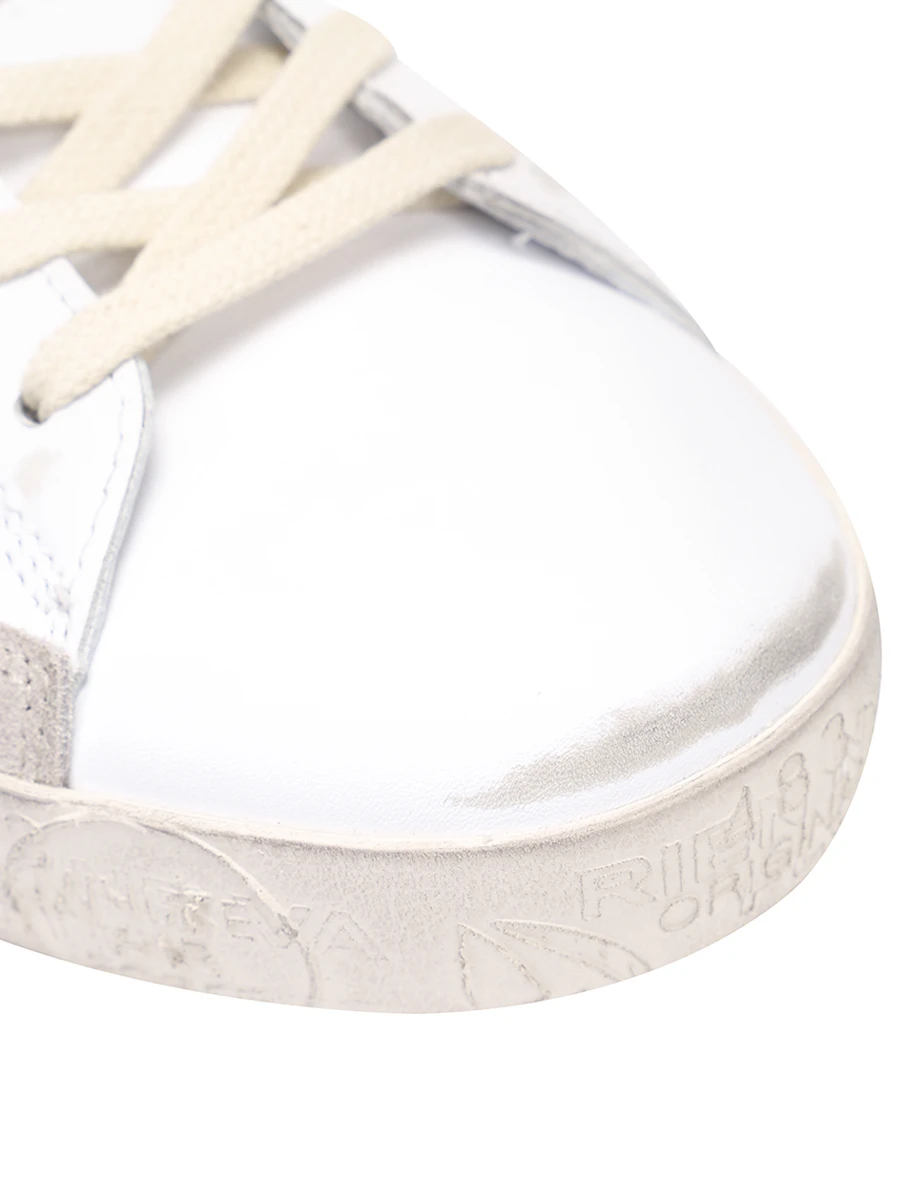 Кеды Steven кожаные