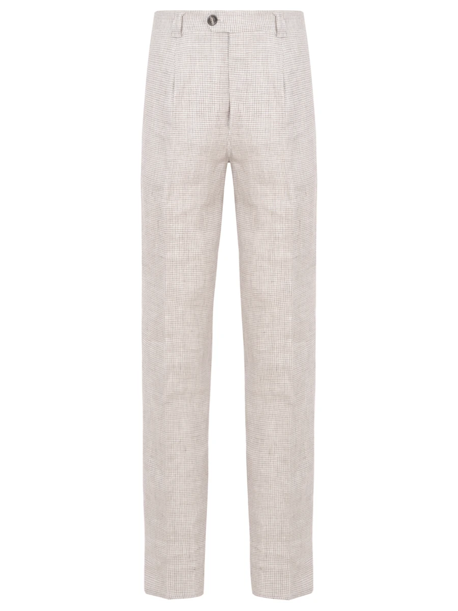 Брюки льняные