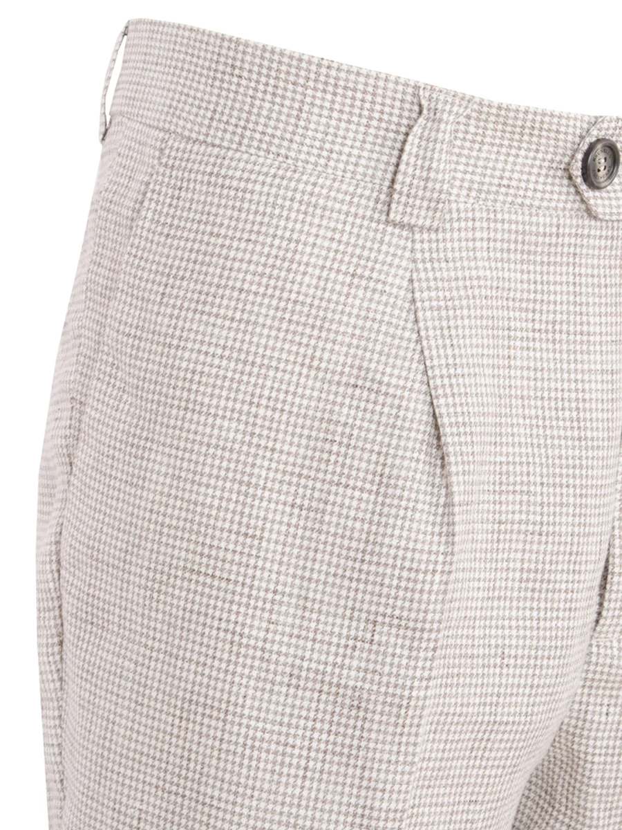 Брюки льняные