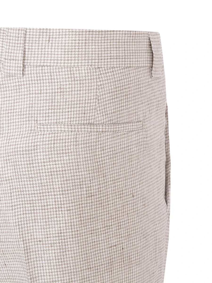 Брюки льняные