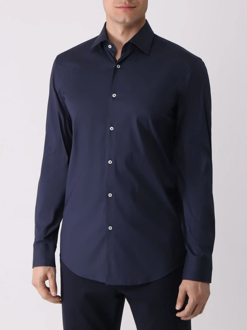 Рубашка Slim Fit хлопковая BOSS