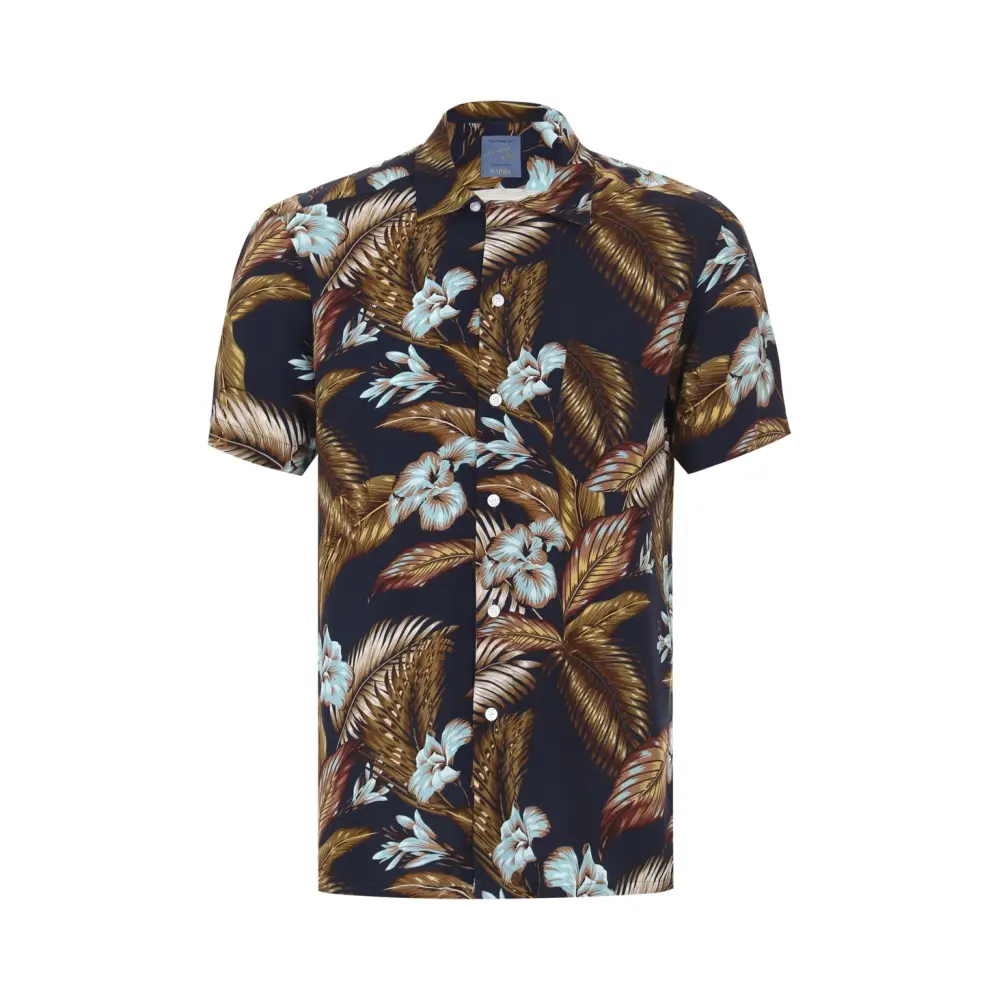 Рубашка Regular Fit из вискозы