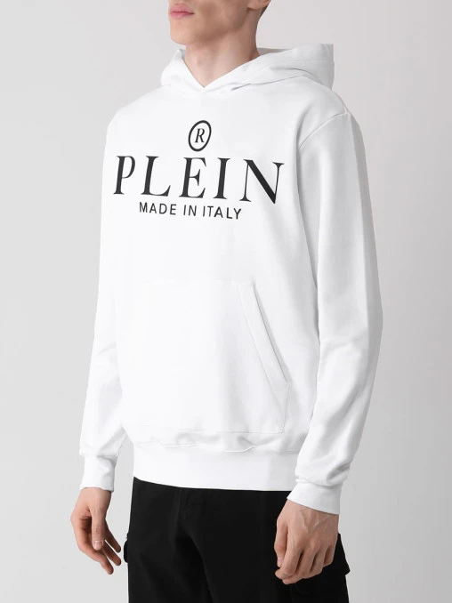 Худи хлопковое с принтом PHILIPP PLEIN