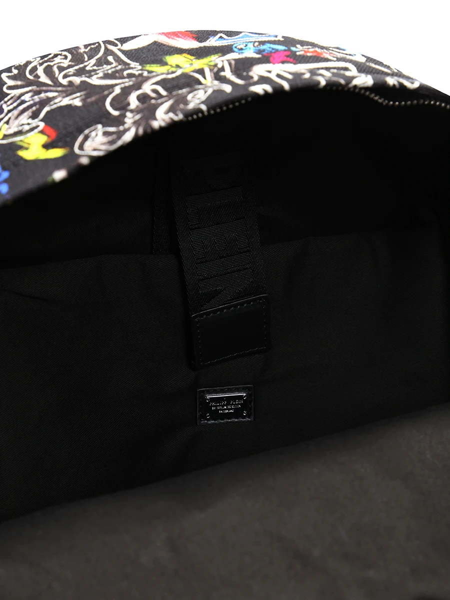 Рюкзак текстильный с принтом