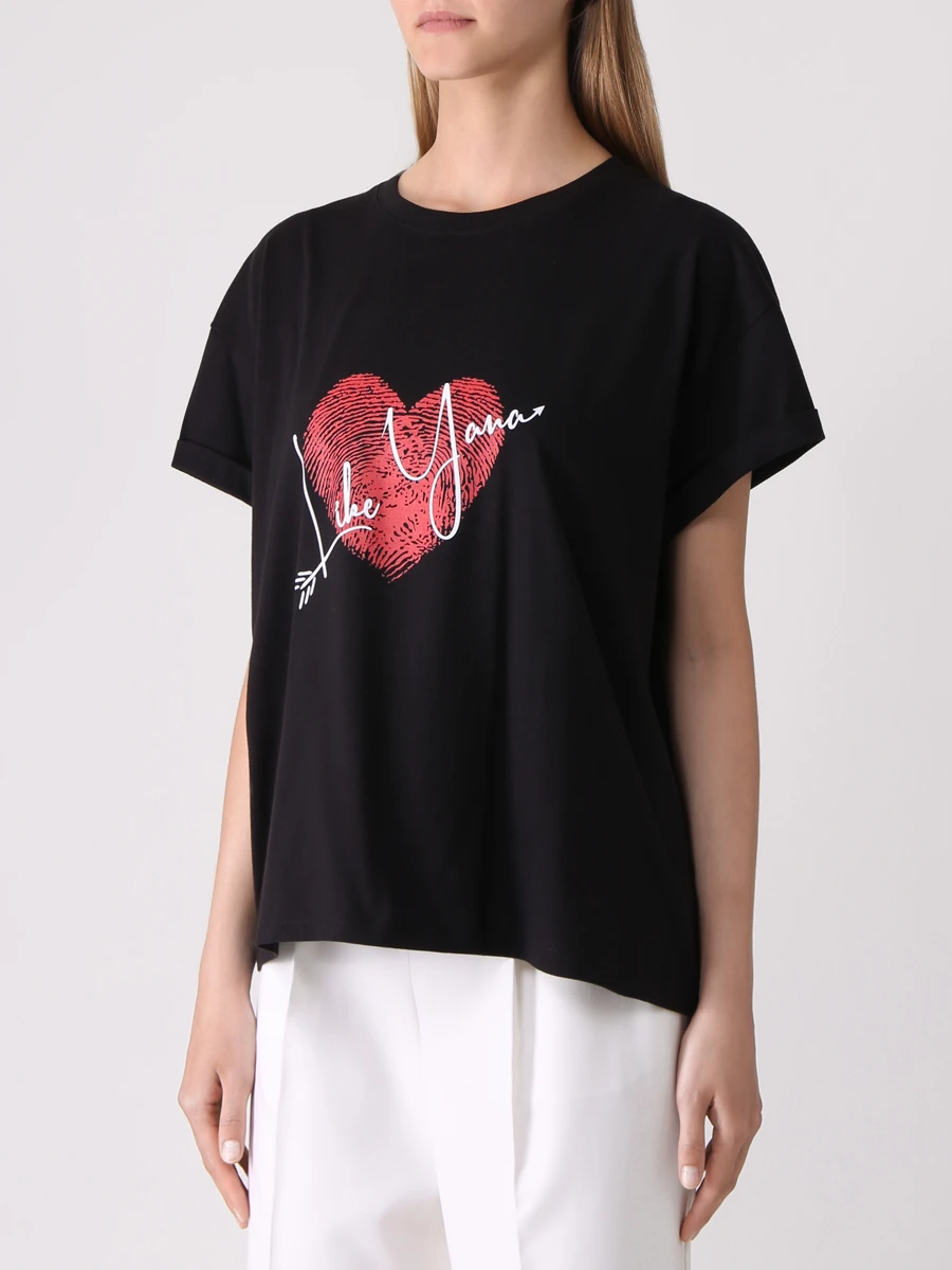 Футболка хлопковая с принтом