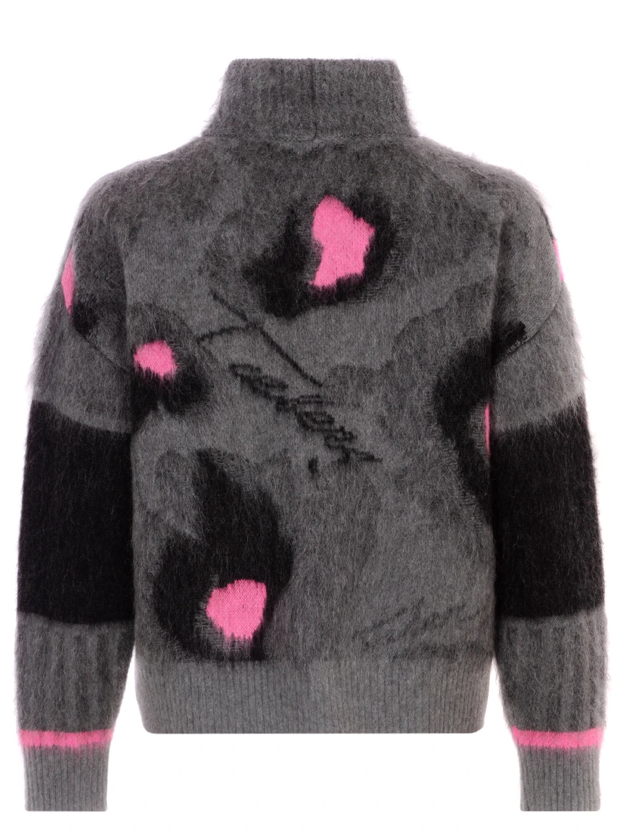 Свитер шерстяной с принтом