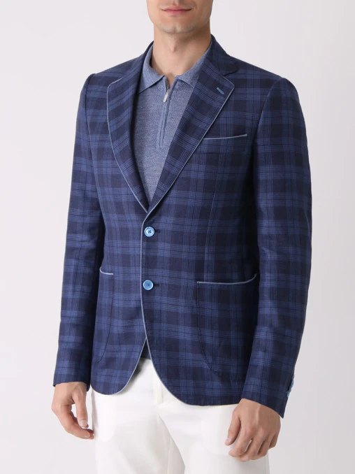 Пиджак в клетку SUIT FACTORY