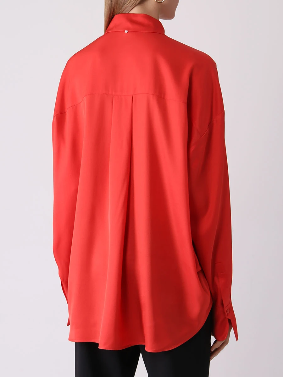 Блуза однотонная