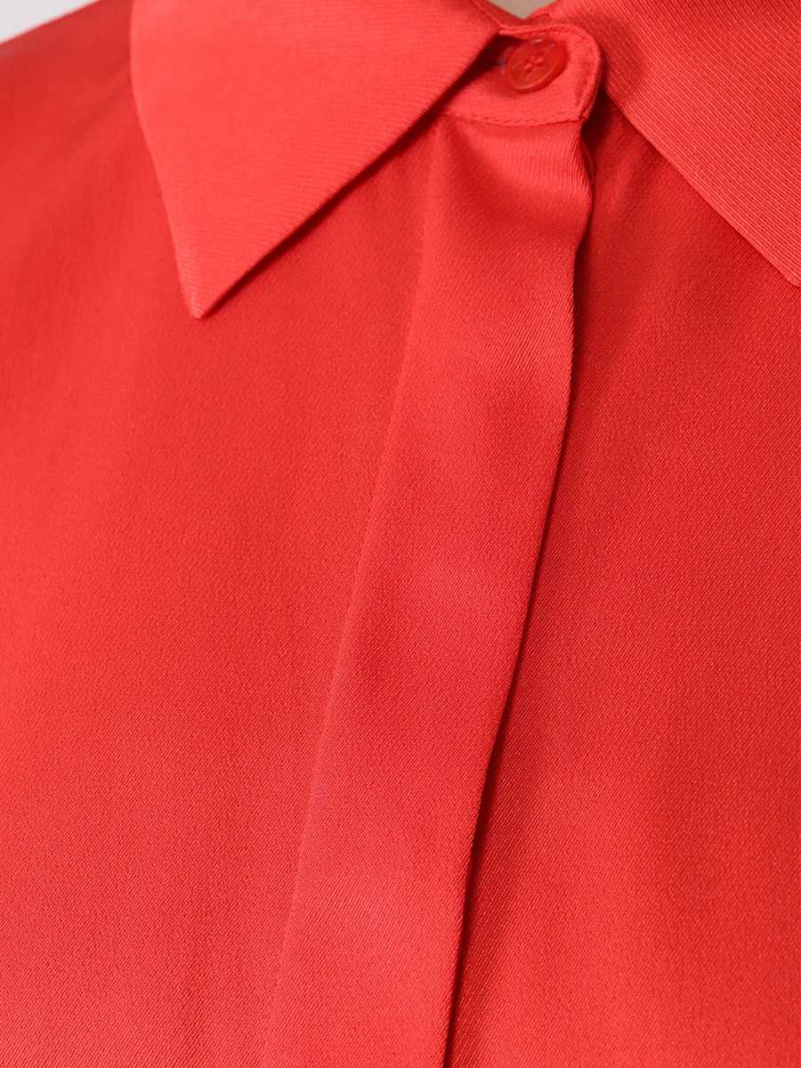 Блуза однотонная