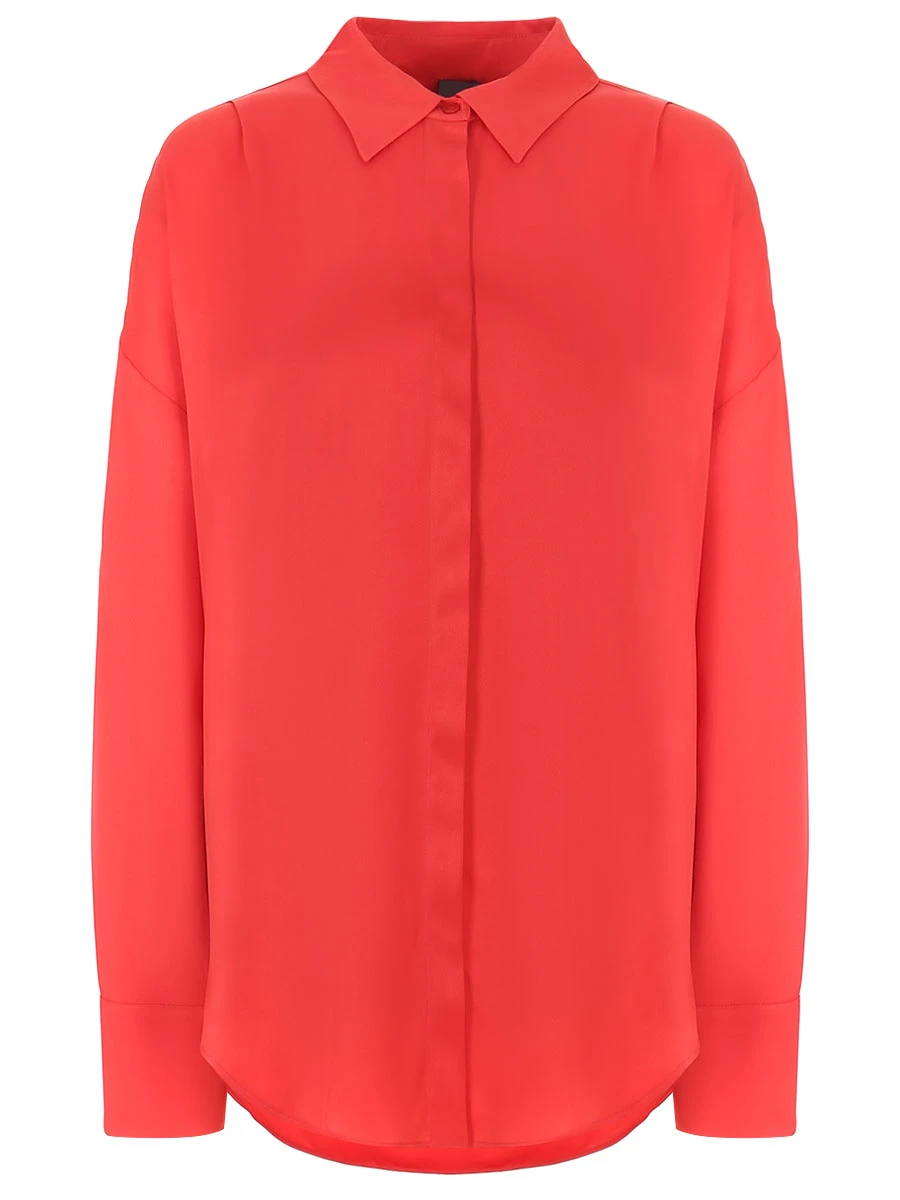 Блуза однотонная