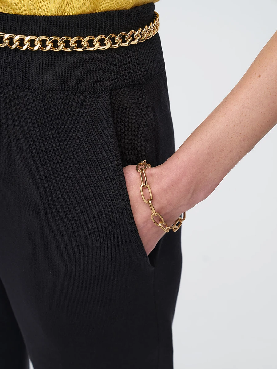 Брюки шелковые