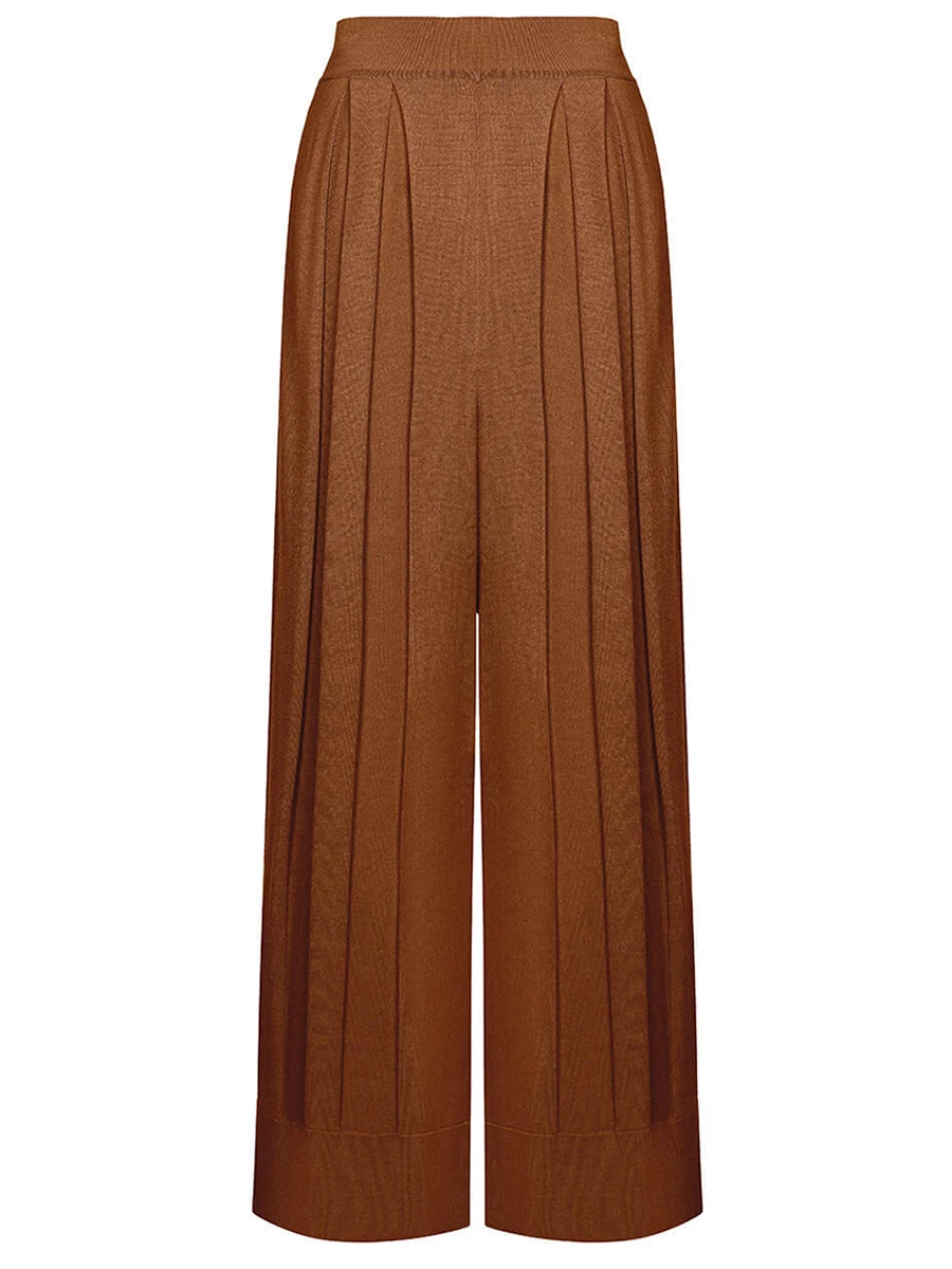 Брюки-палаццо шелковые