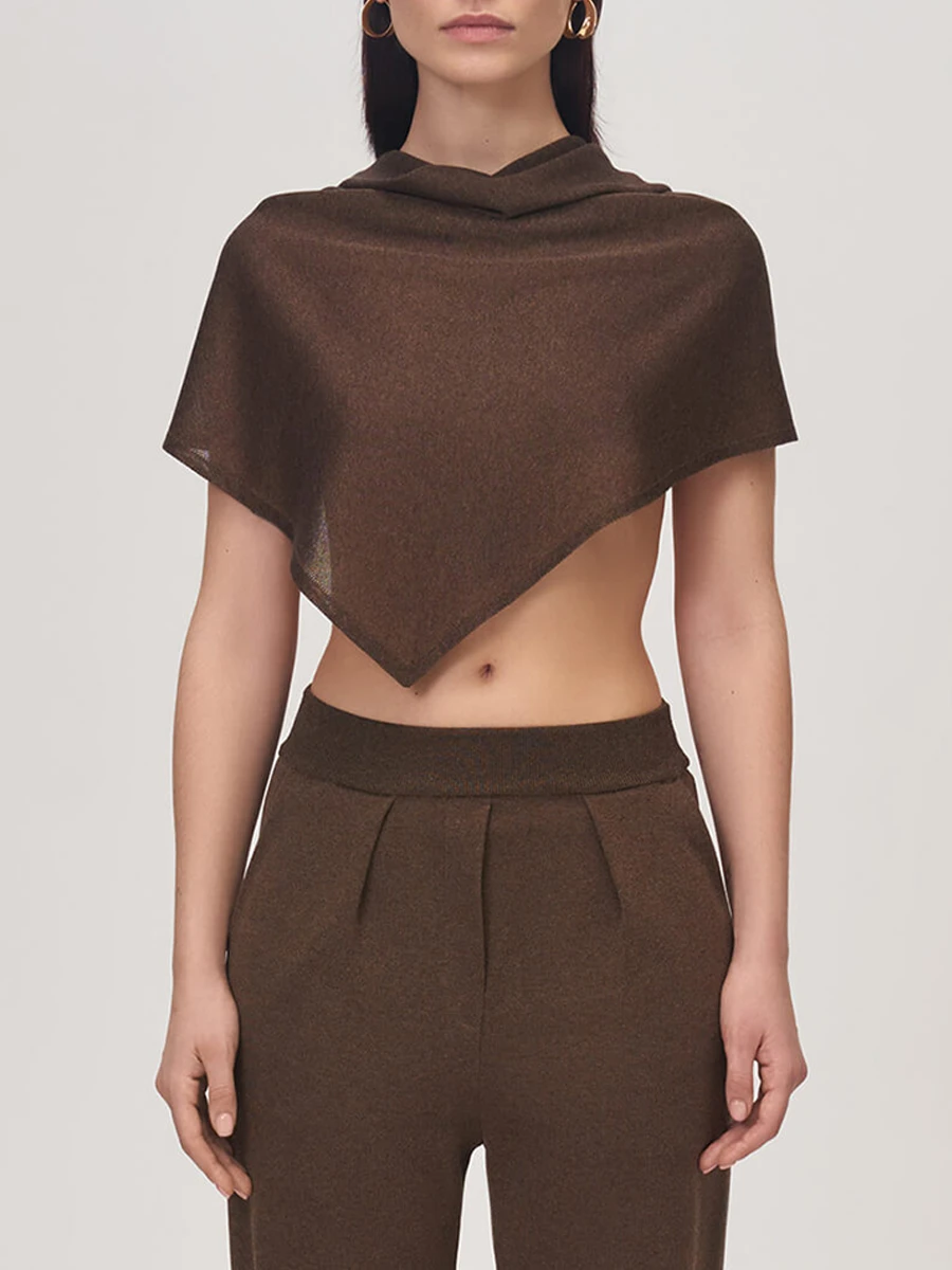 Платок из вискозы с люрексом