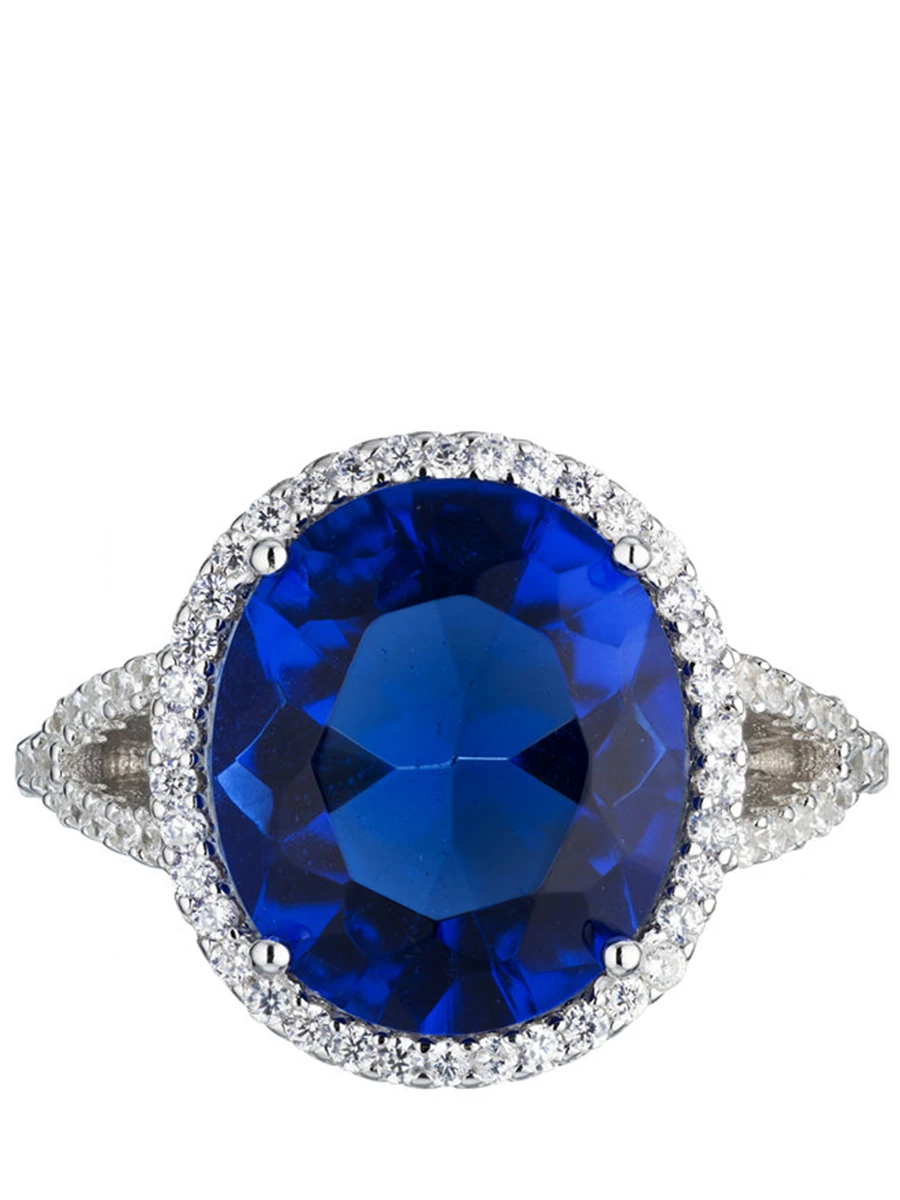 Кольцо-перстень с синим камнем