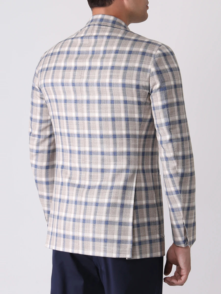 Пиджак кашемировый в клетку