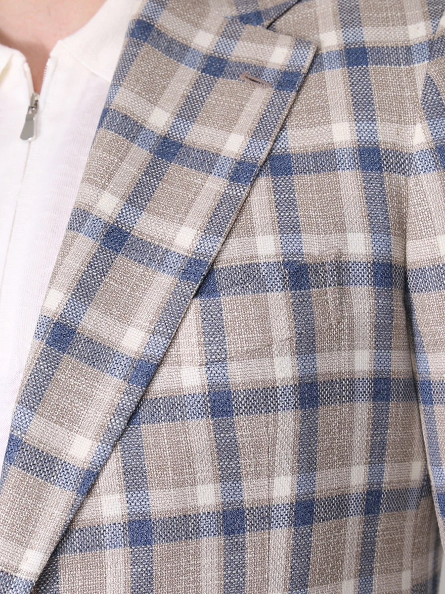 Пиджак кашемировый в клетку