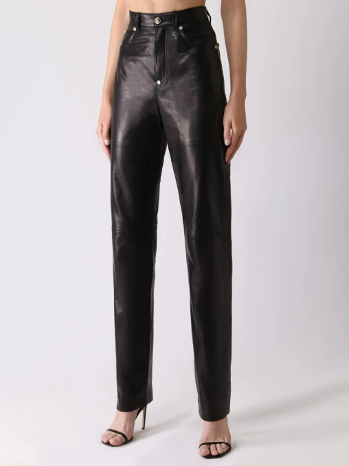 Брюки кожаные PHILIPP PLEIN