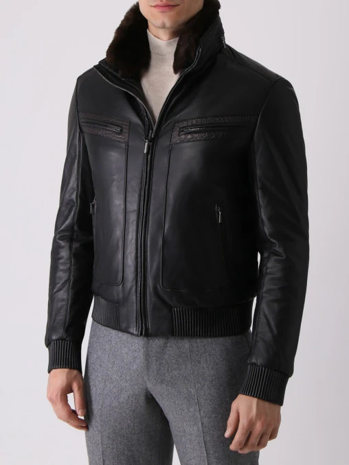 Куртка кожаная BRIONI
