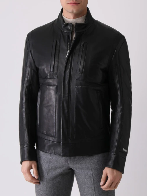 Куртка кожаная DIRK BIKKEMBERGS