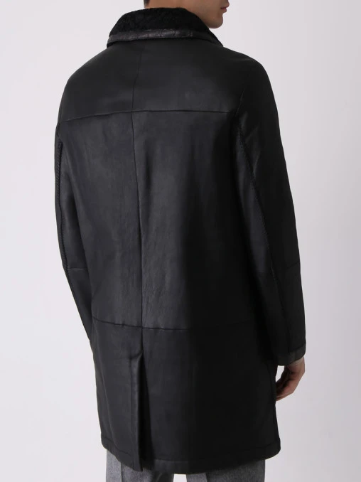 Дубленка однотонная BRIONI