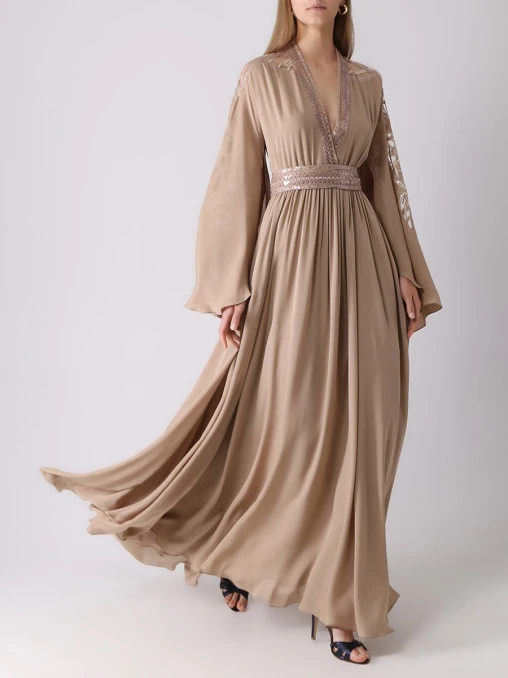 Платье шелковое ELIE SAAB