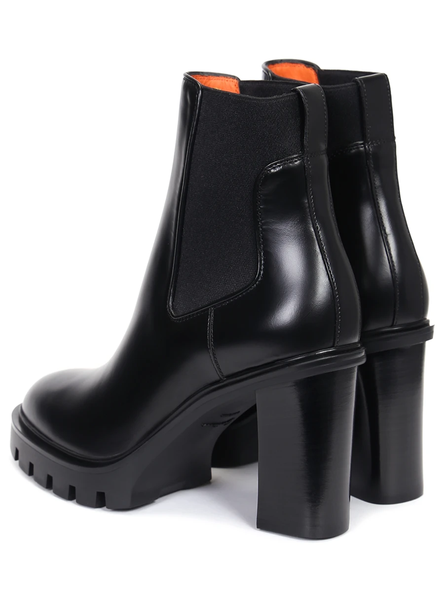 Ботильоны кожаные