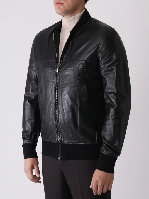 Куртка кожаная DIRK BIKKEMBERGS