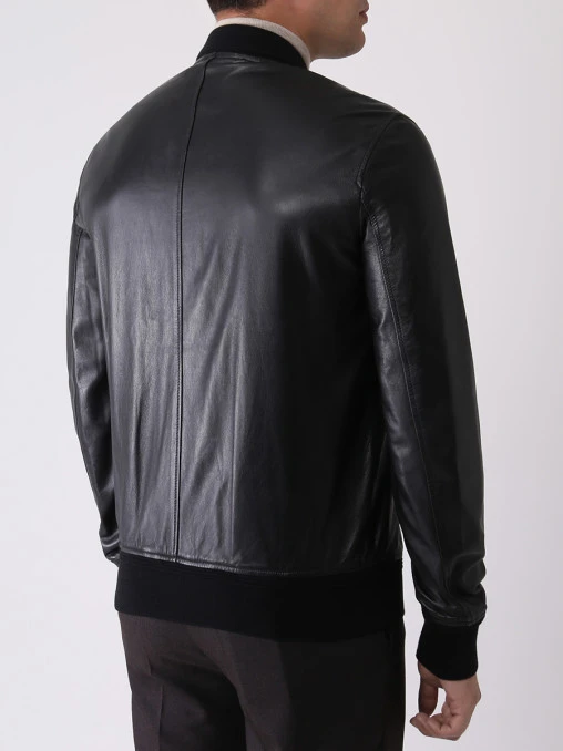 Куртка кожаная DIRK BIKKEMBERGS