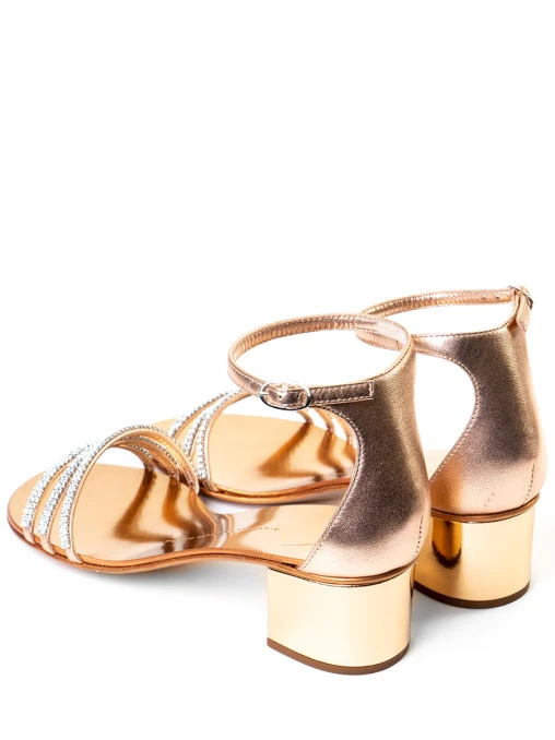 Босоножки кожаные GIUSEPPE ZANOTTI
