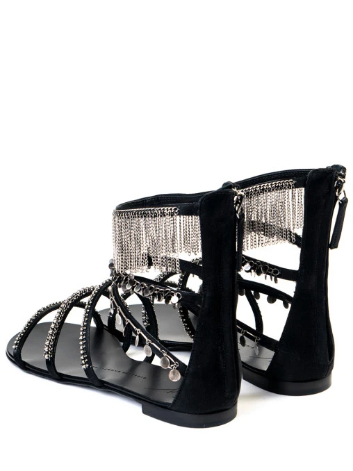 Сандалии кожаные GIUSEPPE ZANOTTI