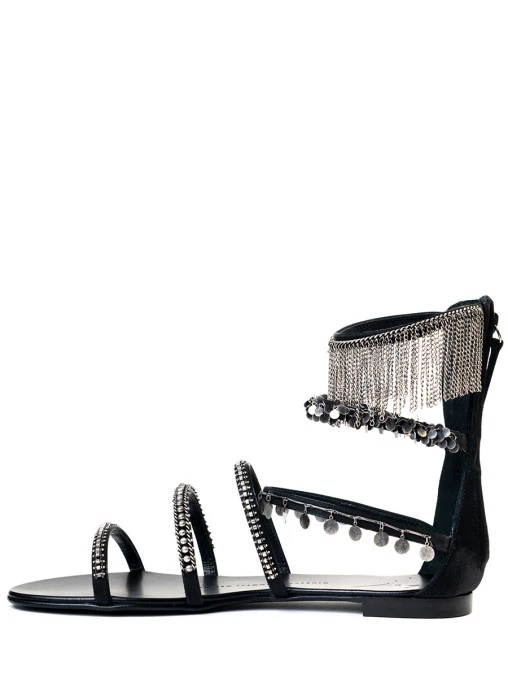 Сандалии кожаные GIUSEPPE ZANOTTI