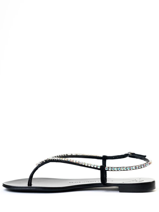 Босоножки со стразами GIUSEPPE ZANOTTI