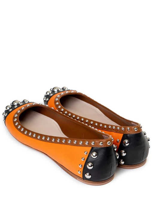 Балетки кожаные PRADA
