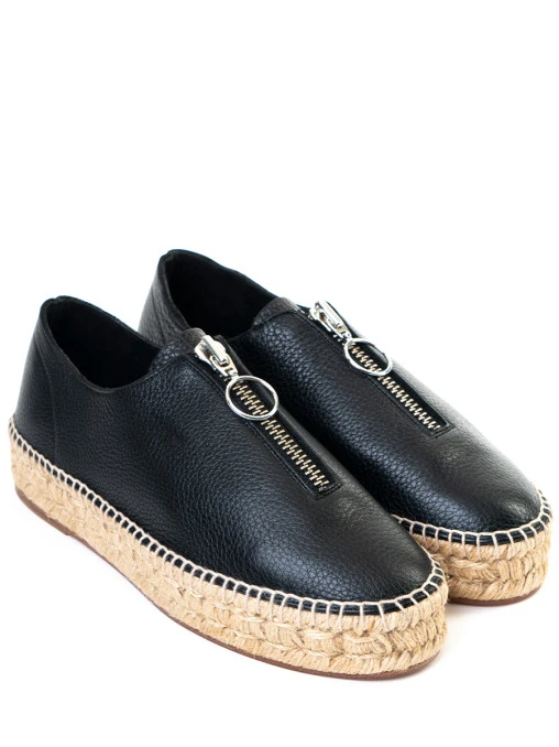 Эспадрильи кожаные ALEXANDER WANG