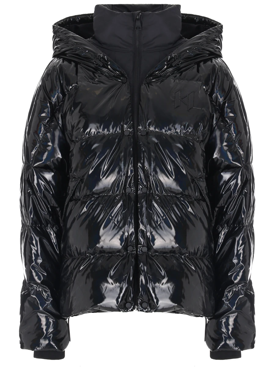 Пуховик стеганый от KARL LAGERFELD за 51 200 рублей (цвет: черный ...