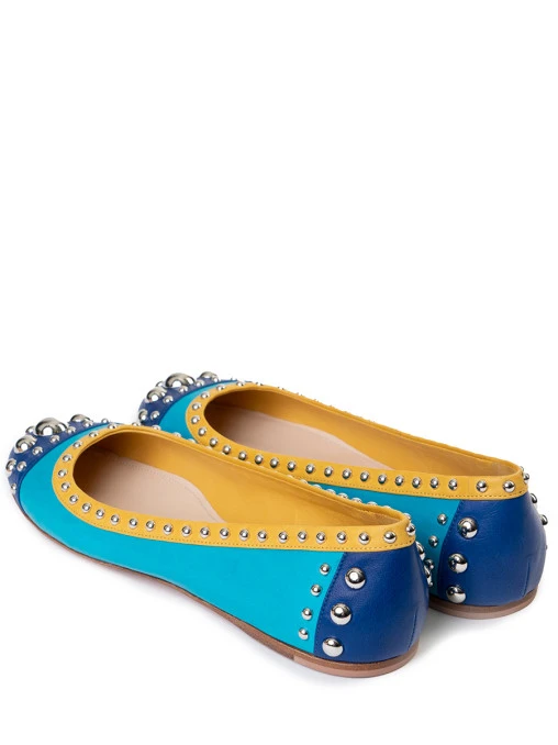 Балетки кожаные PRADA
