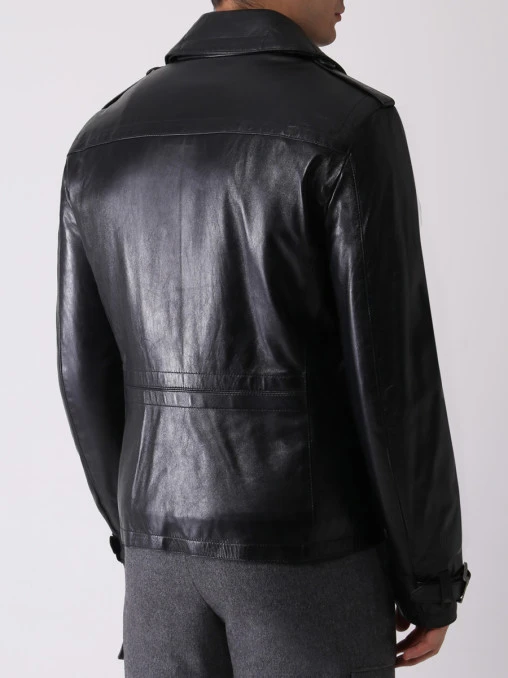 Куртка кожаная DIRK BIKKEMBERGS