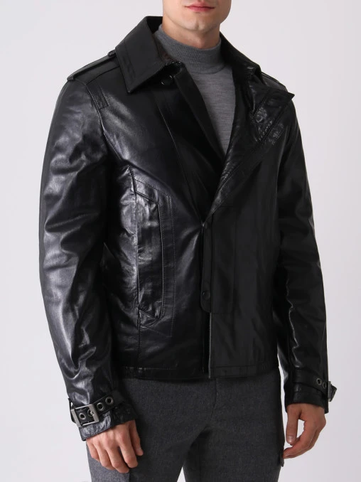 Куртка кожаная DIRK BIKKEMBERGS