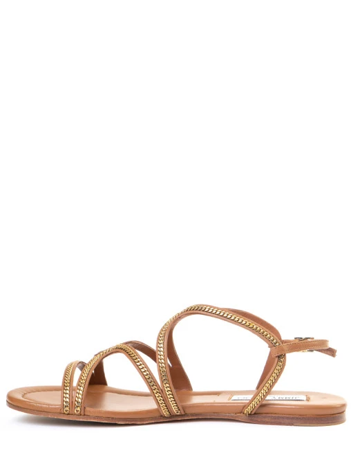 Сандалии кожаные JIMMY CHOO