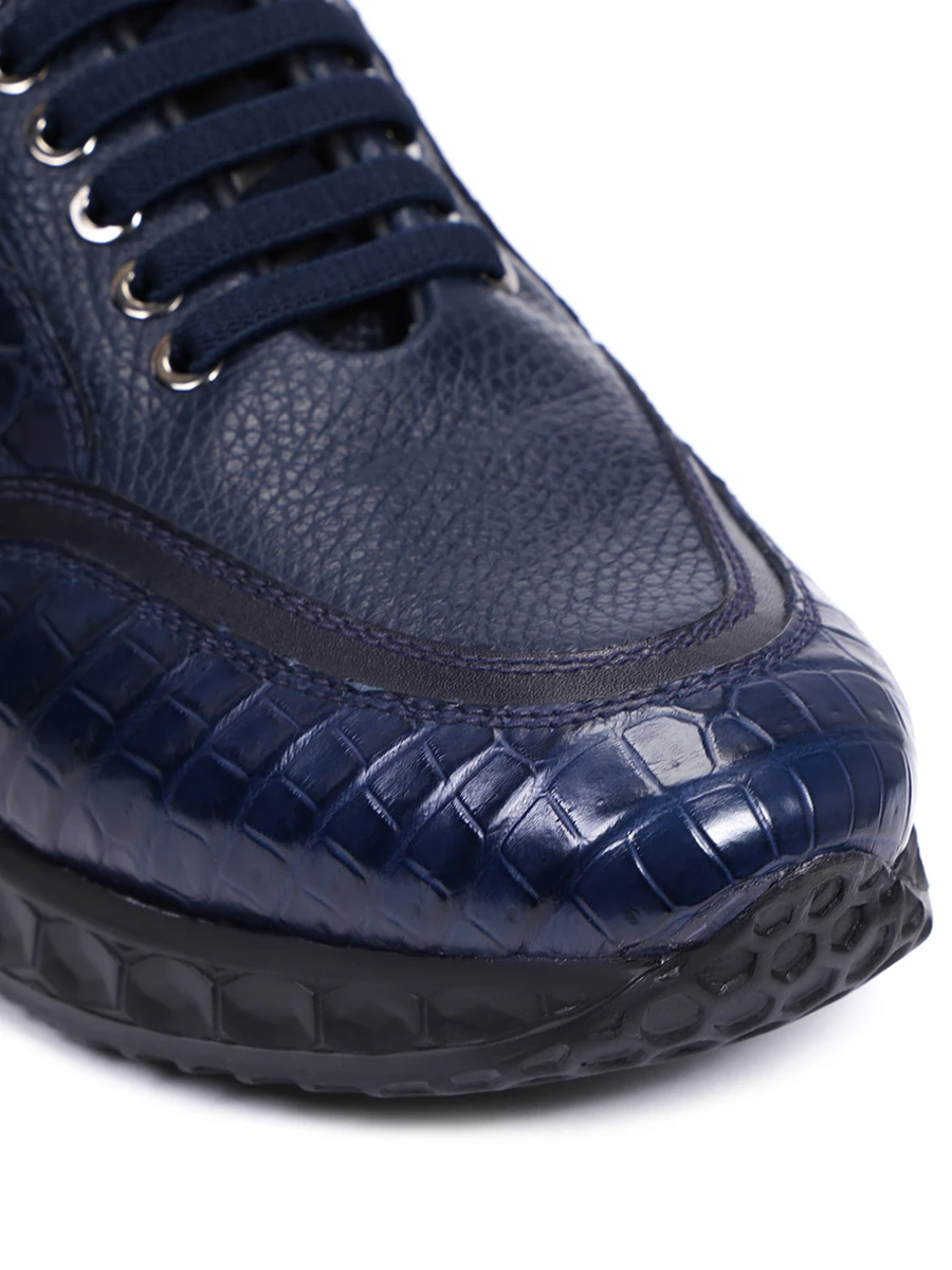 Кроссовки из кожи крокодила