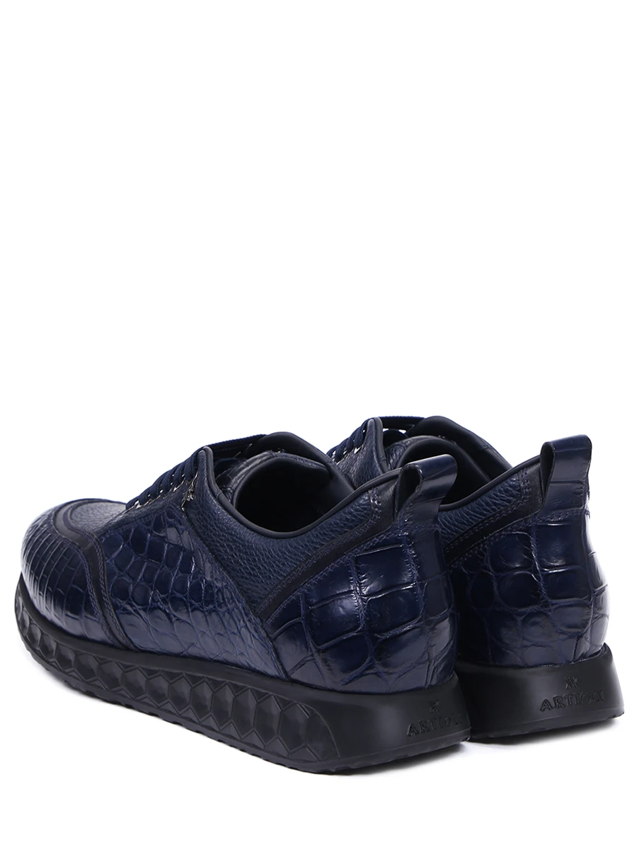 Кроссовки из кожи крокодила